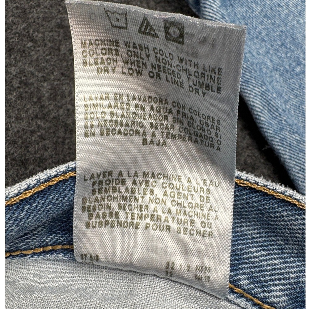 Wrangler Rugged Wear Light Wash Straight Leg Jeans Mens 34x32 Fits 32x30 - Picture 5 of 11